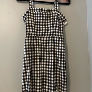 New with tags Abercrombie gingham mini dress